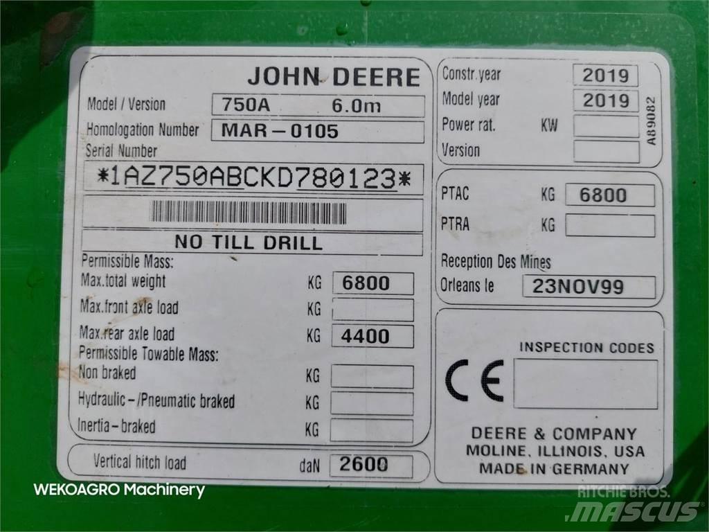 John Deere 750 A Sejalnice