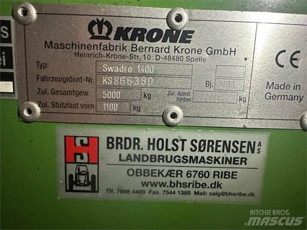 Krone SWADRO 1400 Obračalniki in zgrabljalniki