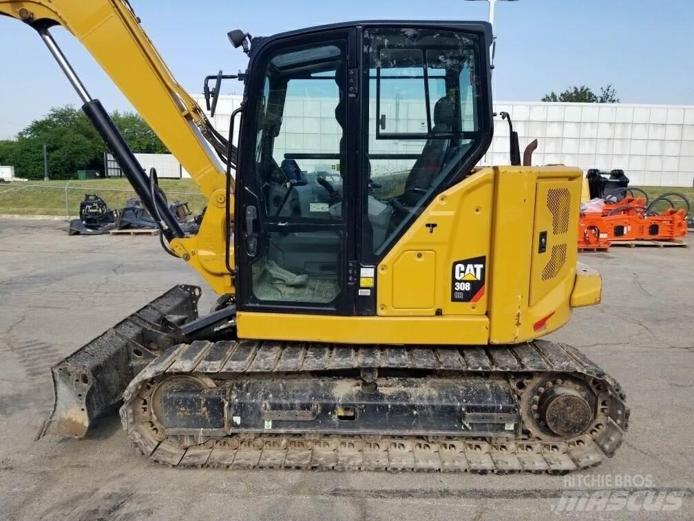 CAT 308CR Mini bagri <7t