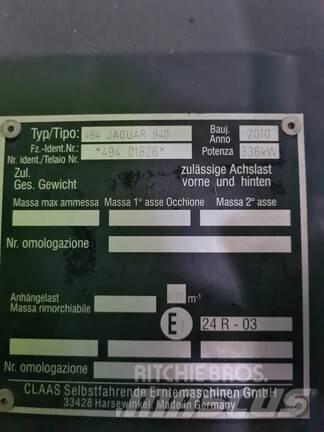CLAAS JAGUAR 940 Kombajni za krmo