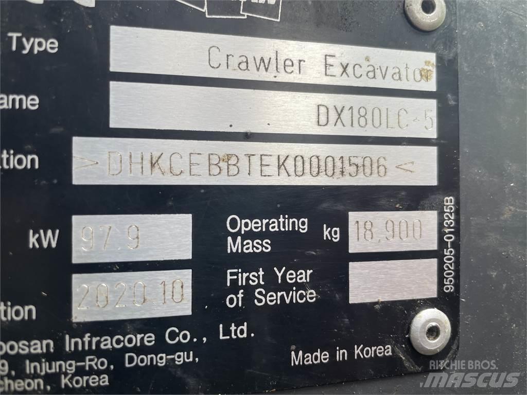 Doosan DX180LC Harvesterji