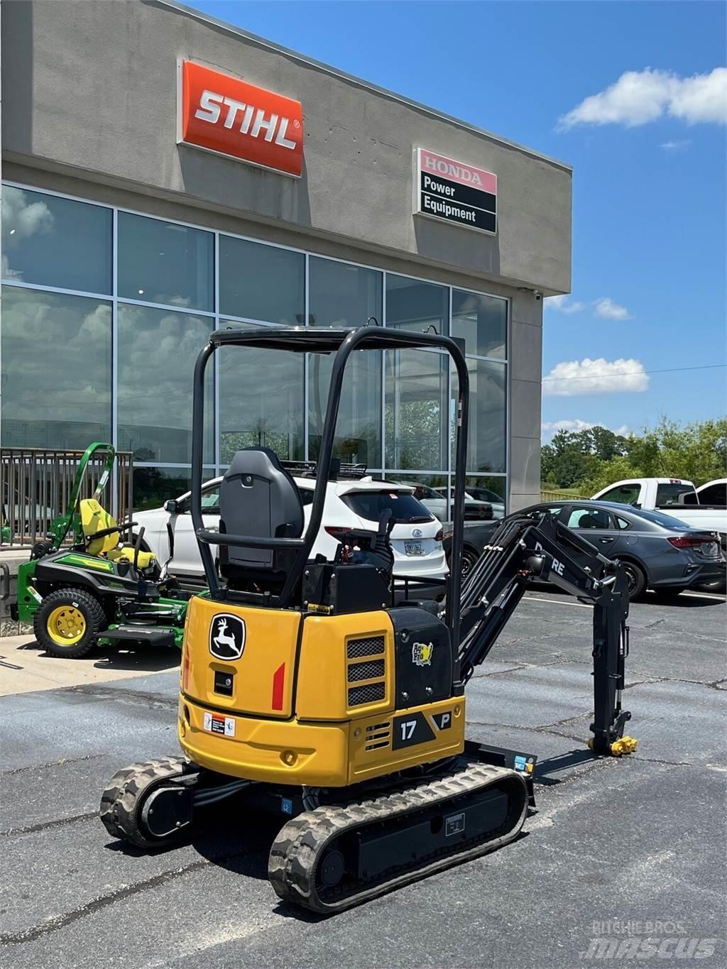 John Deere 17 P Mini bagri <7t