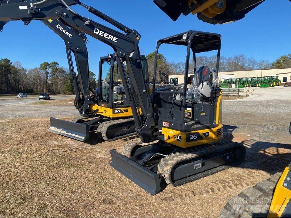 John Deere 26 P Mini bagri <7t