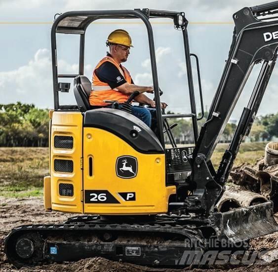 John Deere 26 P Mini bagri <7t