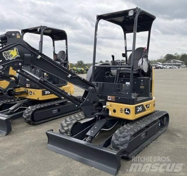 John Deere 26 P Mini bagri <7t