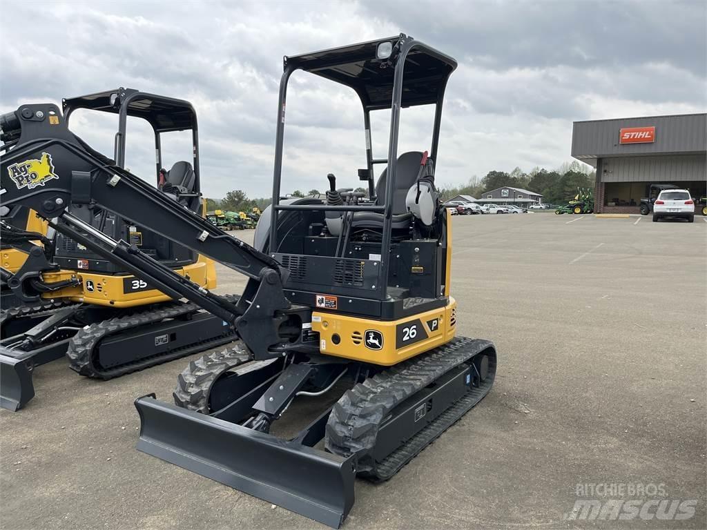 John Deere 26 P Mini bagri <7t