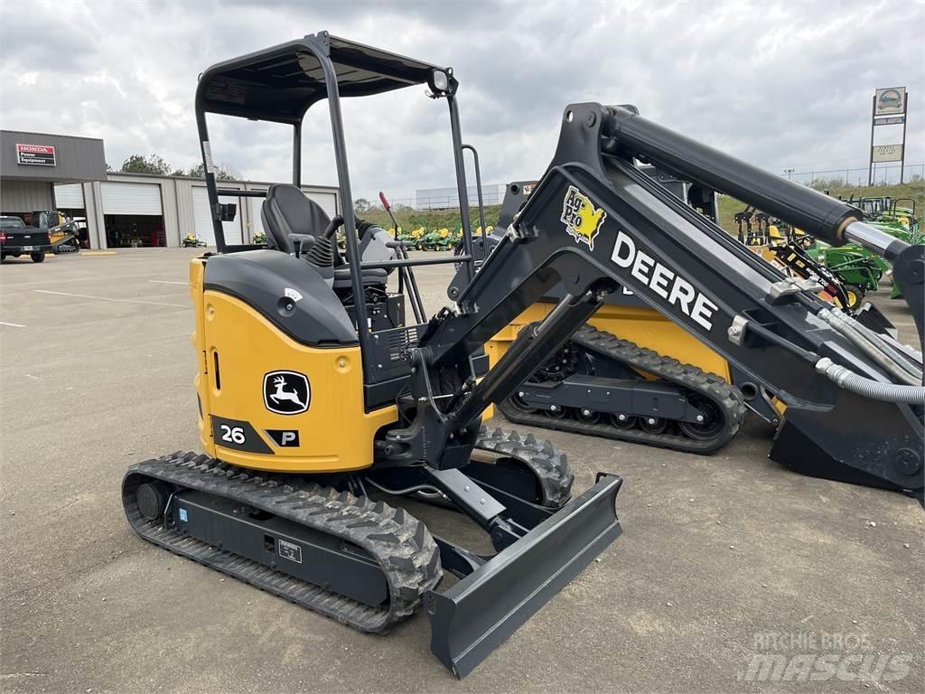 John Deere 26 P Mini bagri <7t
