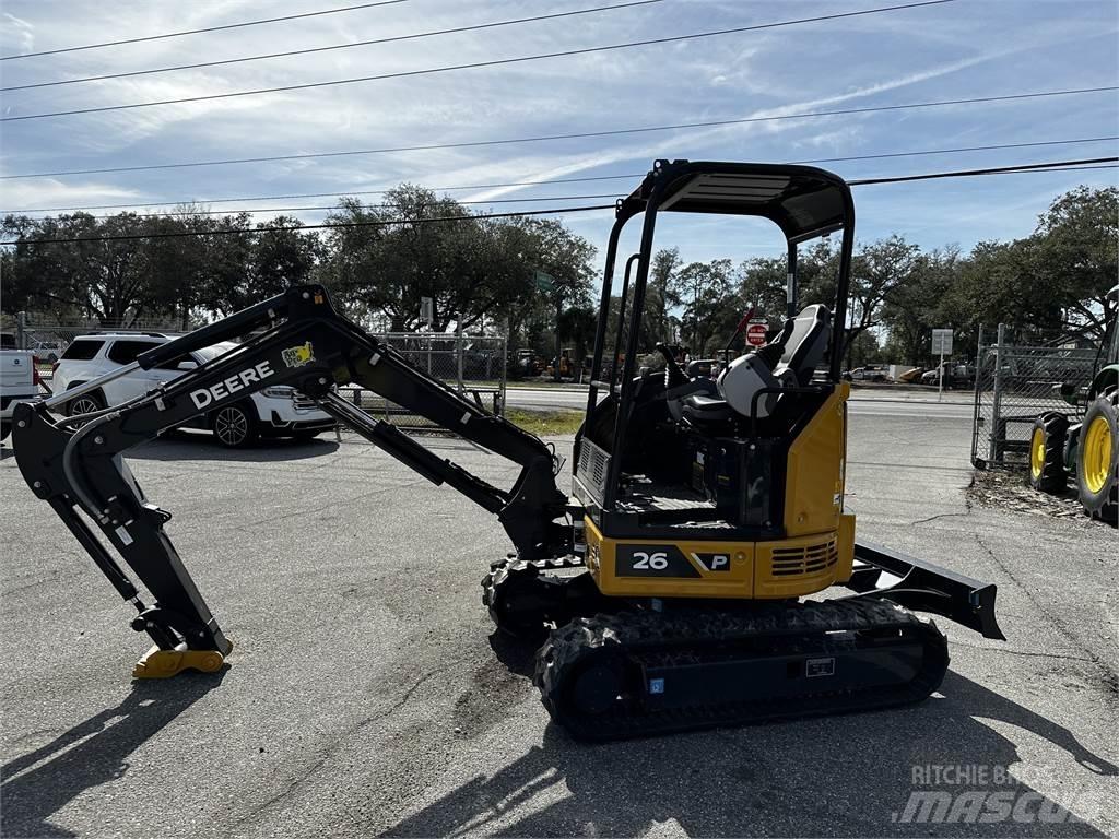 John Deere 26 P Mini bagri <7t