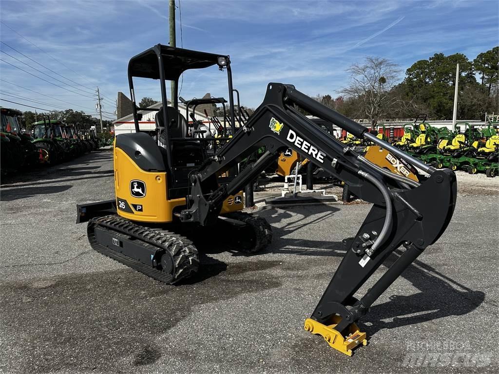 John Deere 26 P Mini bagri <7t