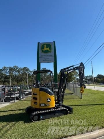 John Deere 26 P Mini bagri <7t
