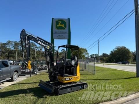 John Deere 26 P Mini bagri <7t