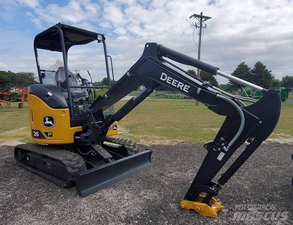 John Deere 26 P Mini bagri <7t
