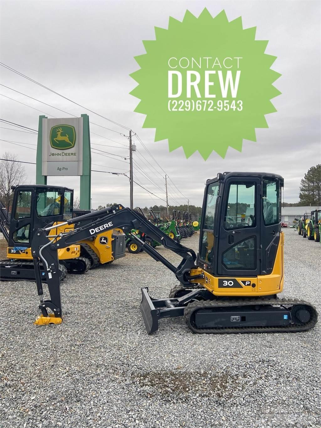 John Deere 30 P Mini bagri <7t