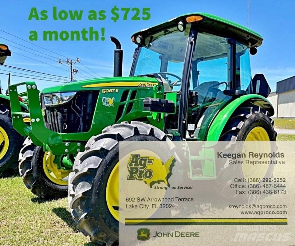 John Deere 5067E Traktorji
