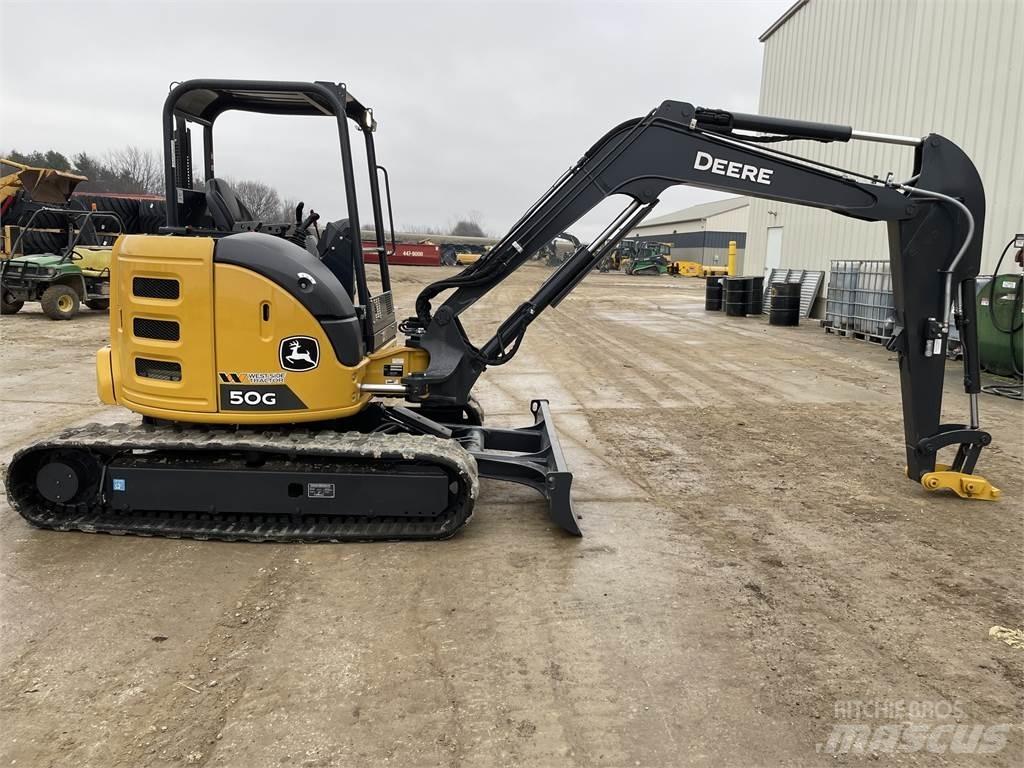 John Deere 50G Mini bagri <7t
