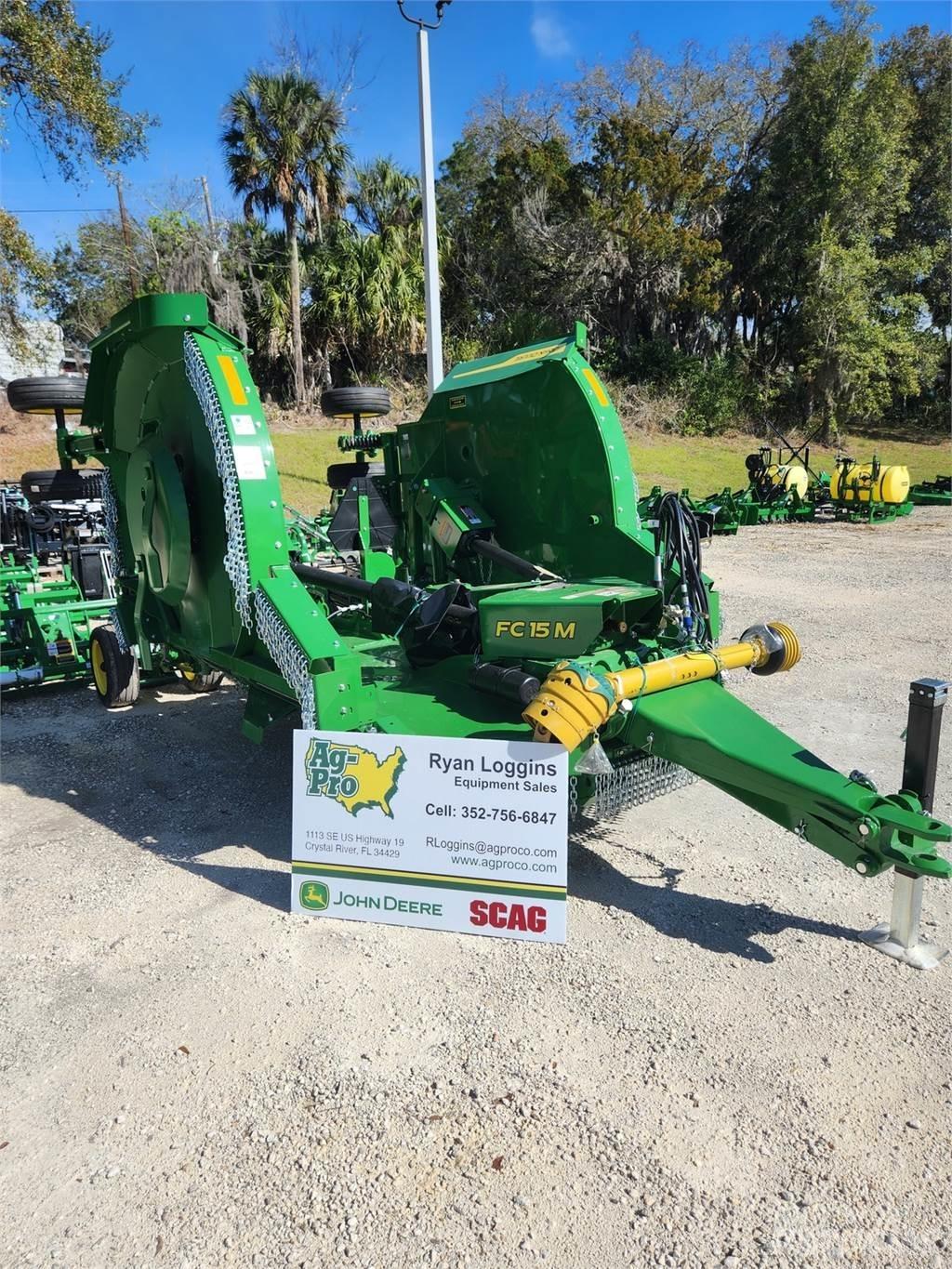 John Deere FC15M Rezač za bale, oprema za rezanje in odvijanje bal