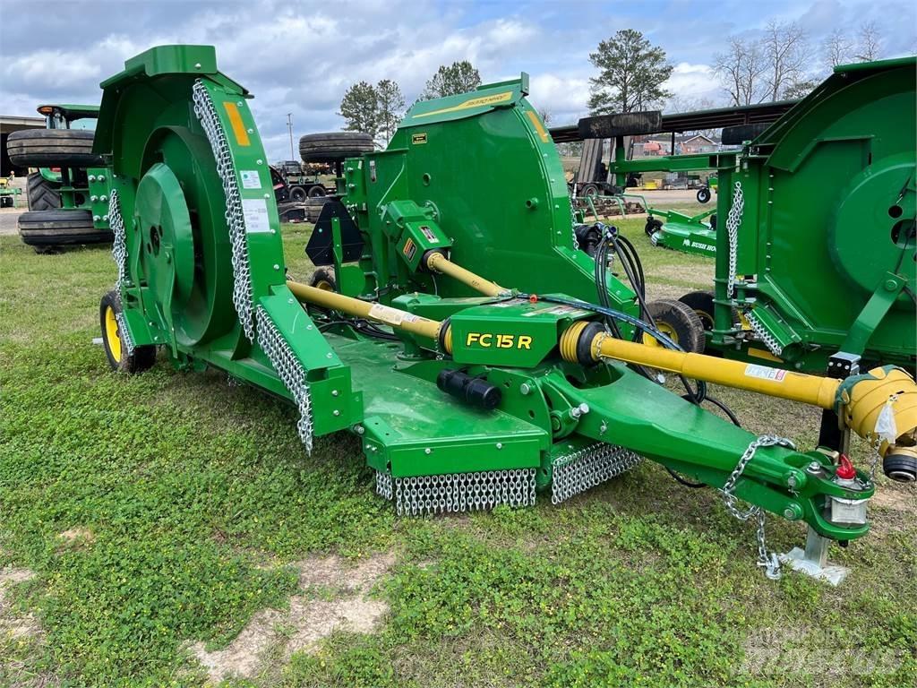 John Deere FC15R Rezač za bale, oprema za rezanje in odvijanje bal