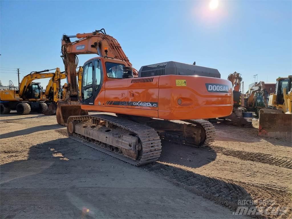 Doosan DX420LC Bagri goseničarji