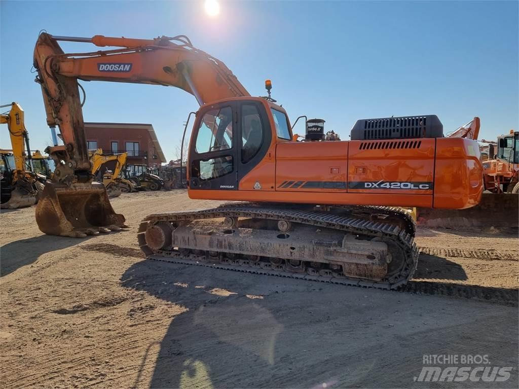 Doosan DX420LC Bagri goseničarji