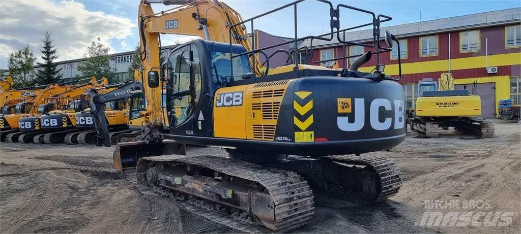 JCB JS220LC Plus + Bagri goseničarji