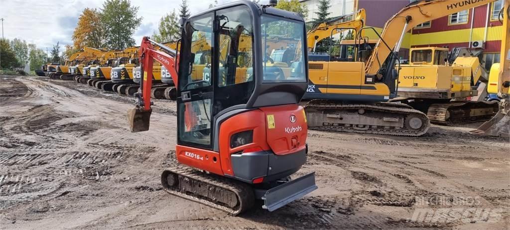 Kubota KX 016-4 Mini bagri <7t