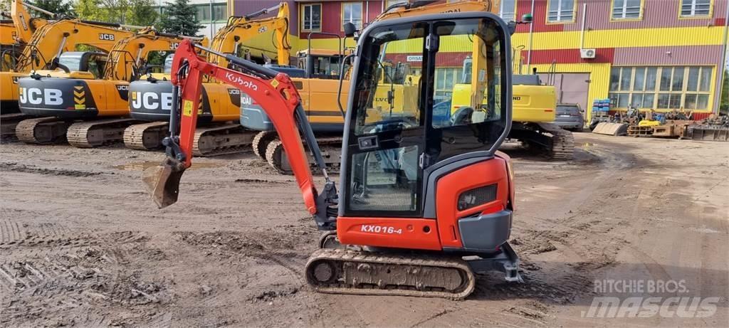 Kubota KX 016-4 Mini bagri <7t