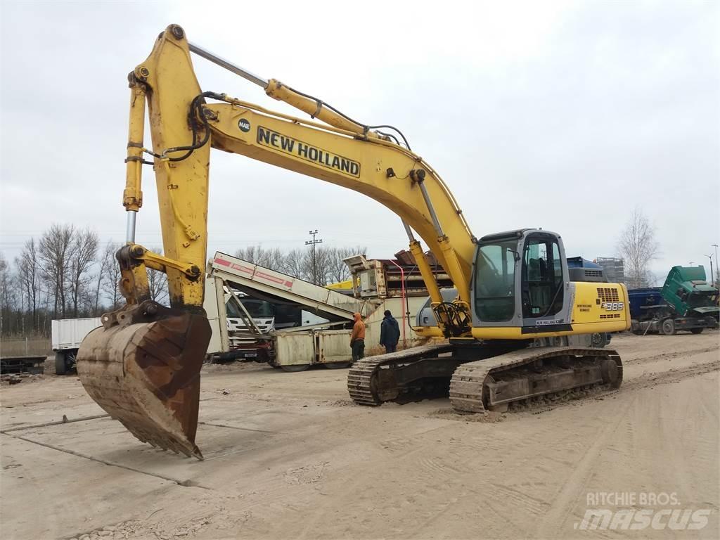 New Holland E385 Bagri goseničarji