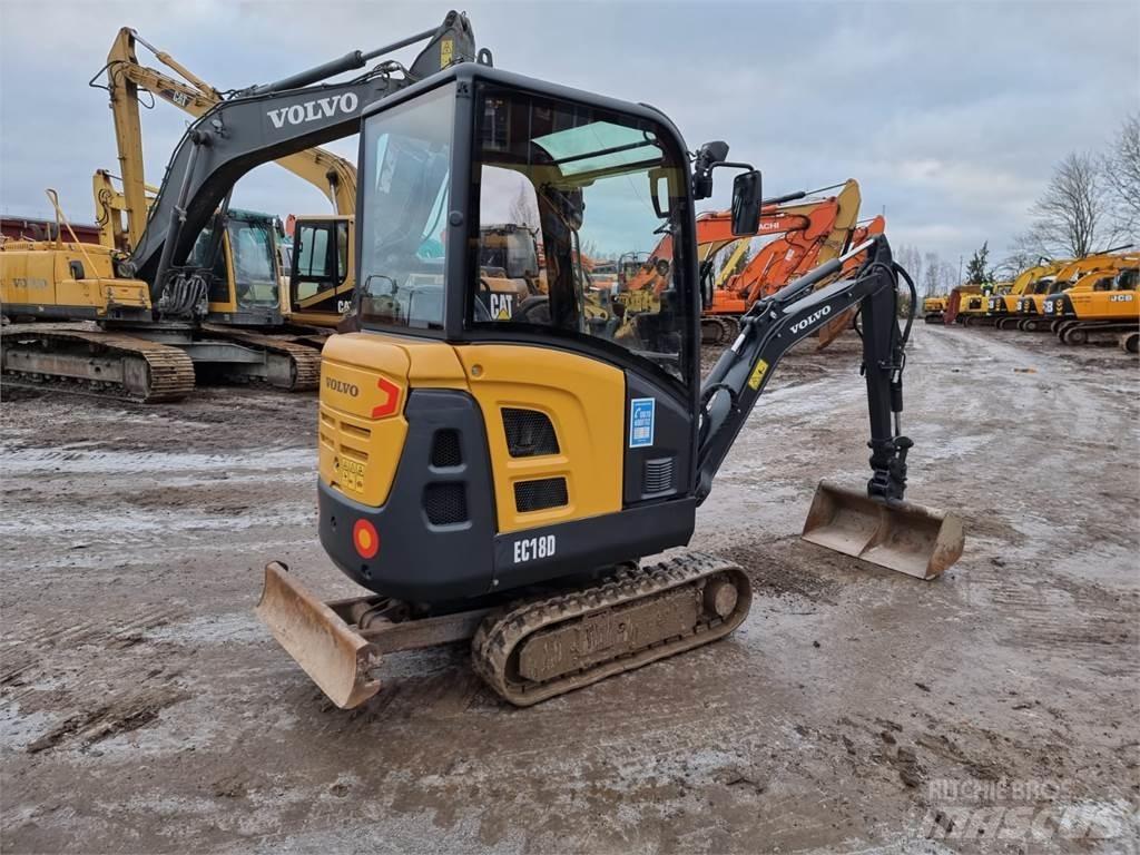 Volvo EC18D Mini bagri <7t