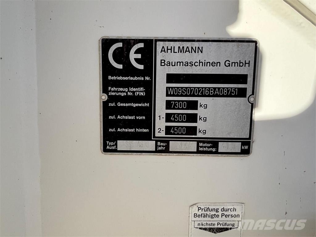 Ahlmann AS 70 Kolesni nakladalci