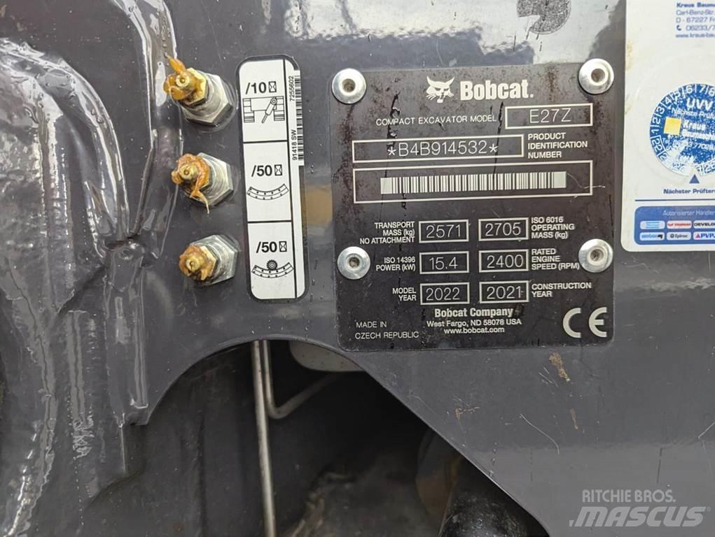 Bobcat E 27z Mini bagri <7t