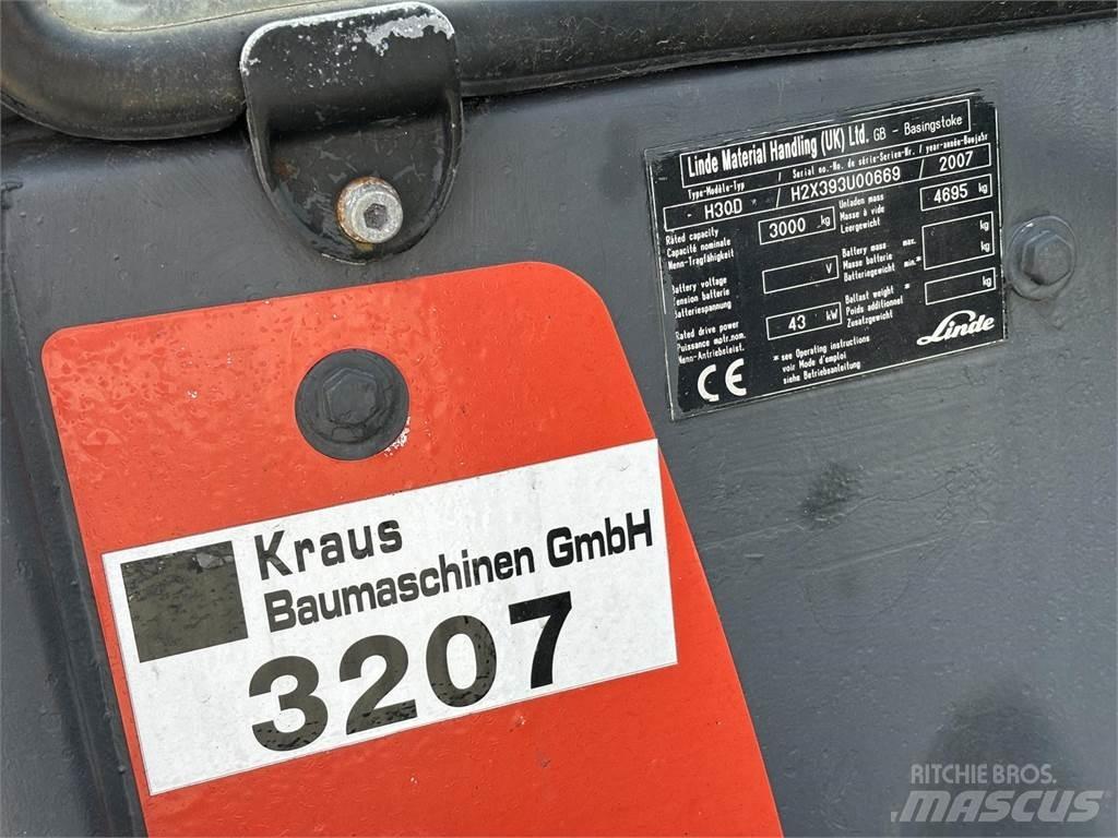 Linde H30D Viličarji - drugo