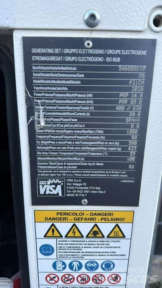 Visa P21CK Drugi agregati