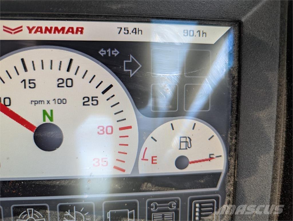 Yanmar B 75 W Bagri na kolesih