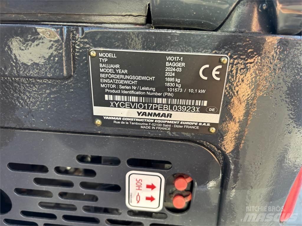 Yanmar ViO17 Mini bagri <7t