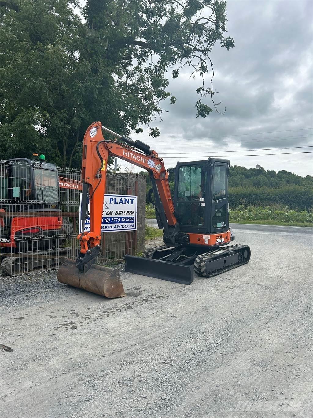 Hitachi ZX38U-6 Bagri goseničarji