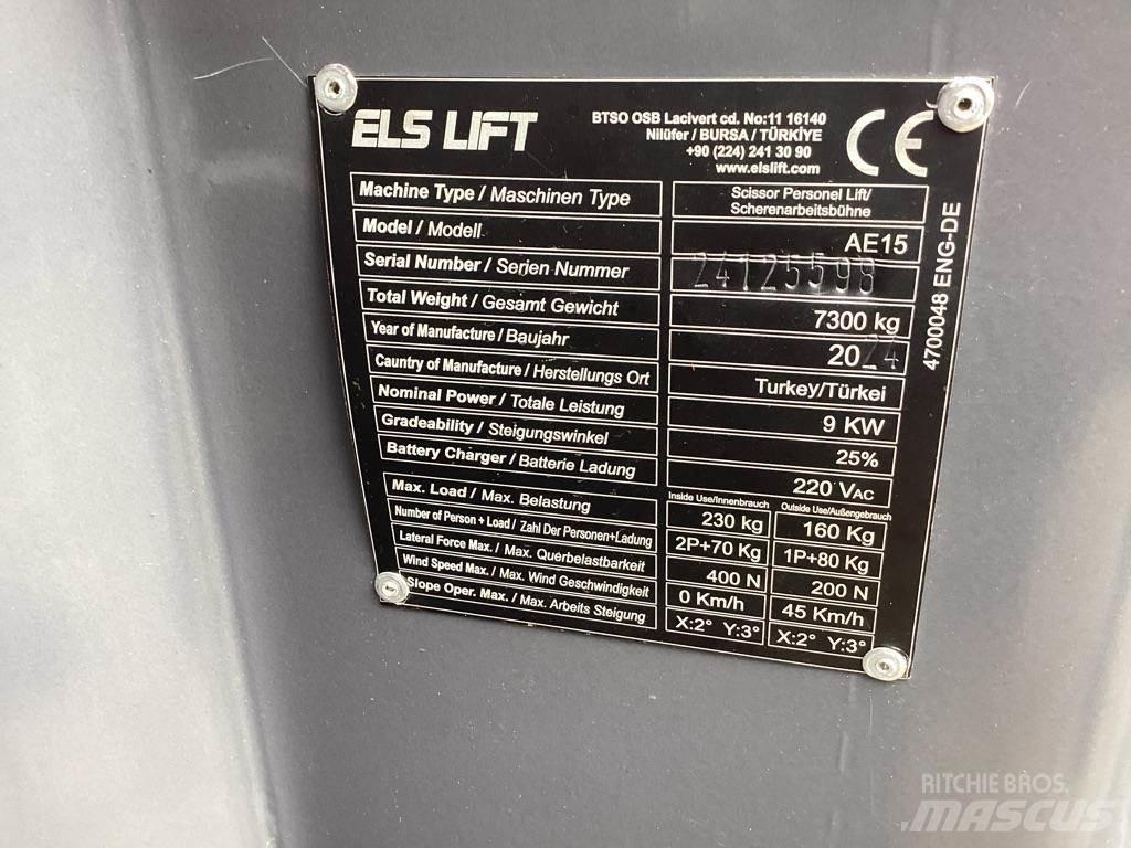 ELS LIFT AE15 Zglobne dvižne ploščadi