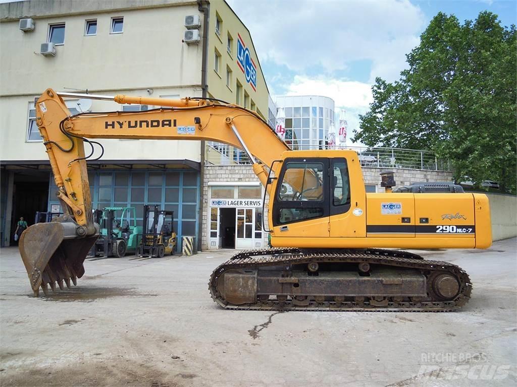 Hyundai R290NLC-7 Bagri goseničarji