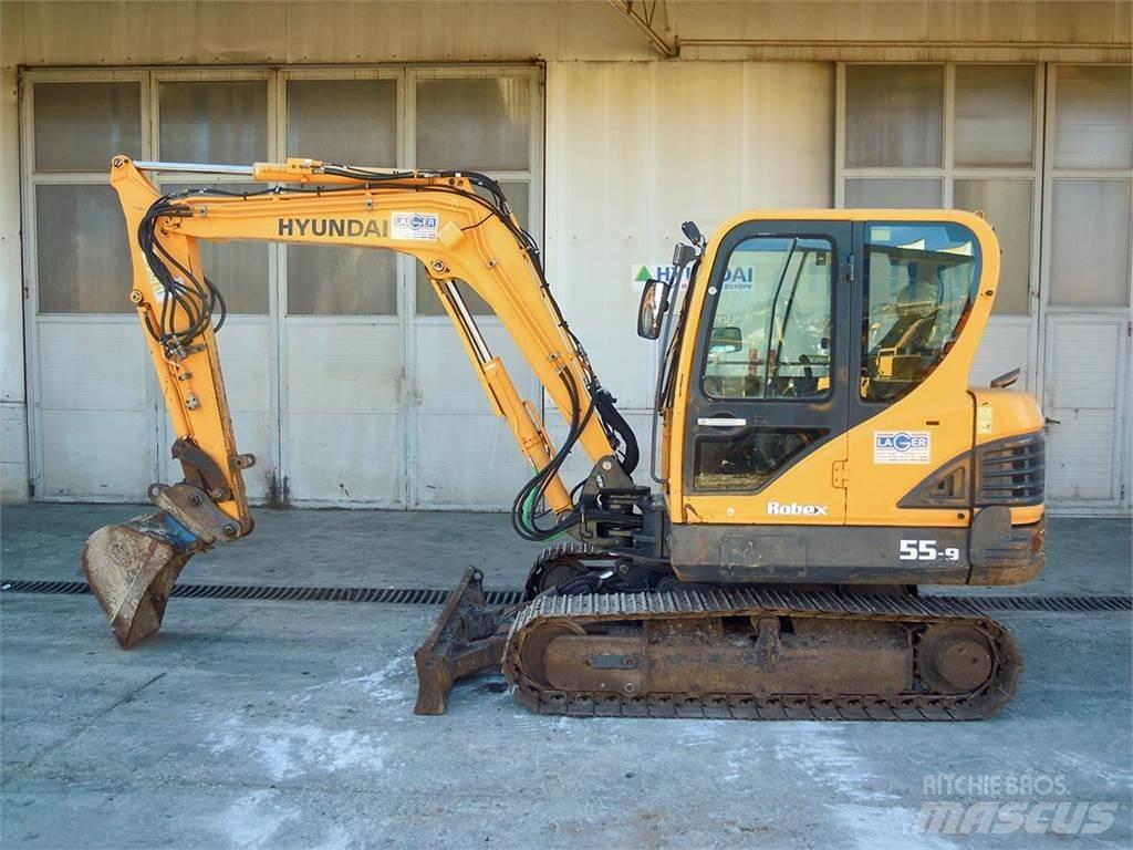 Hyundai R55-9 Mini bagri <7t