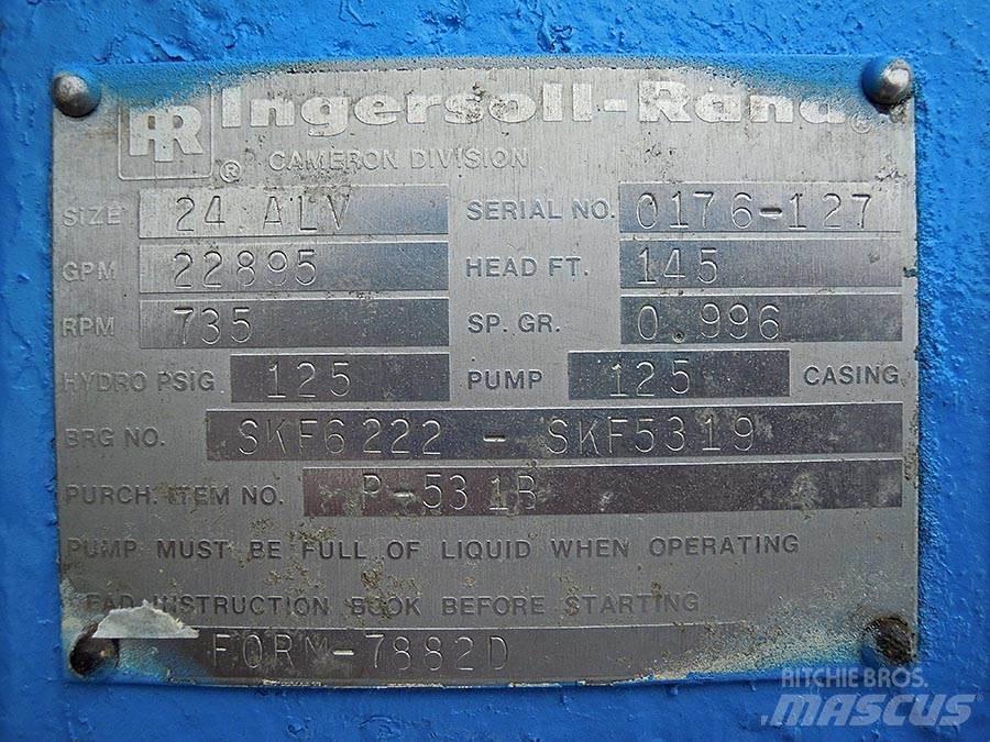 Ingersoll Rand 24 ALV Vodne črpalke