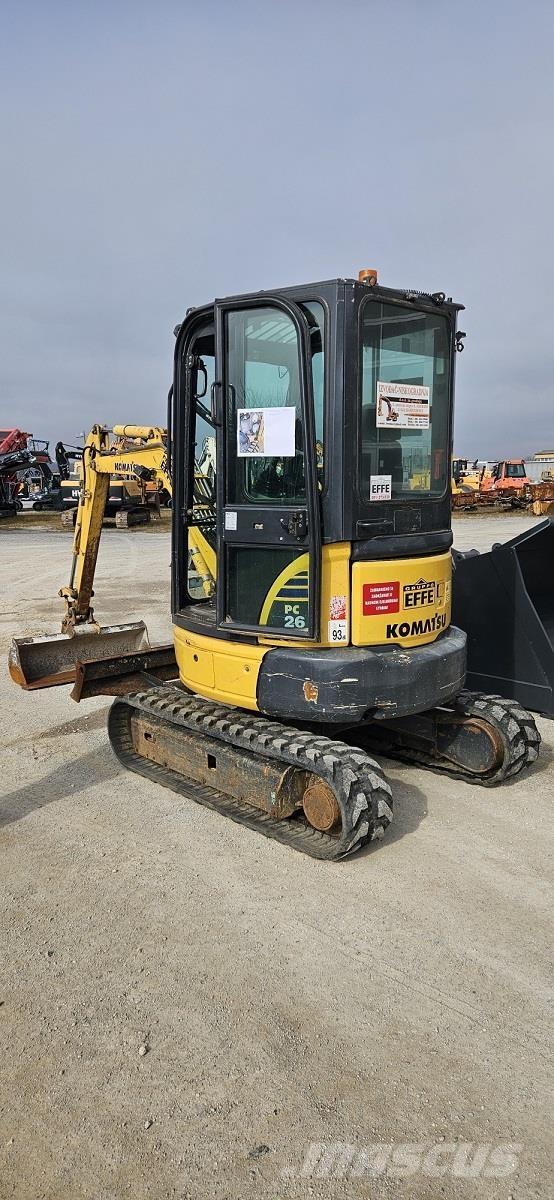 Komatsu PC26MR-3 Mini bagri <7t
