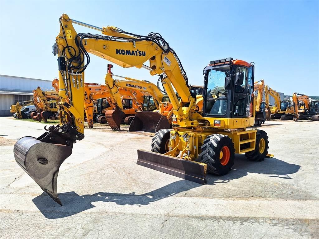 Komatsu PW118MR-8 Bagri na kolesih