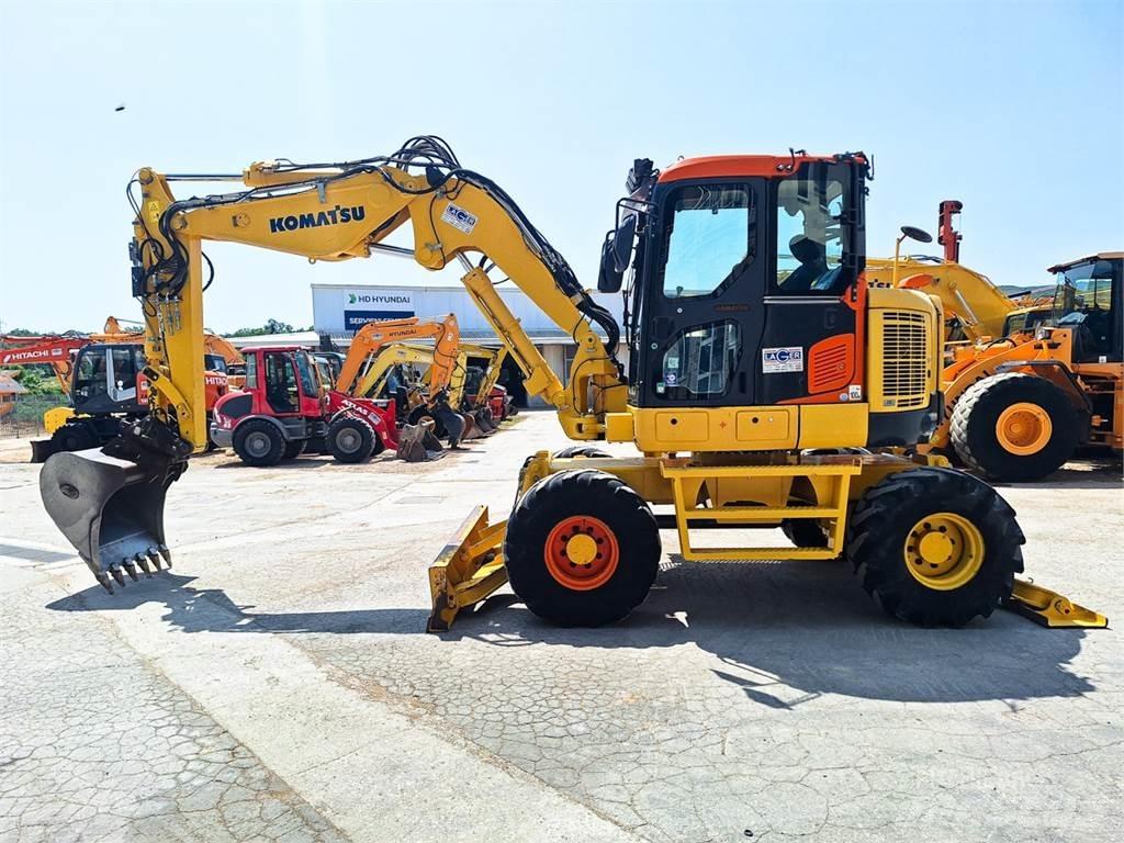 Komatsu PW118MR-8 Bagri na kolesih