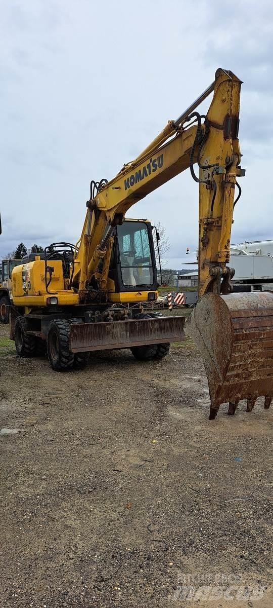 Komatsu PW160-7EO Bagri na kolesih