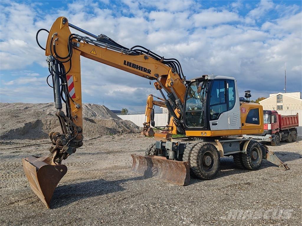 Liebherr A 914 Litronic Bagri na kolesih