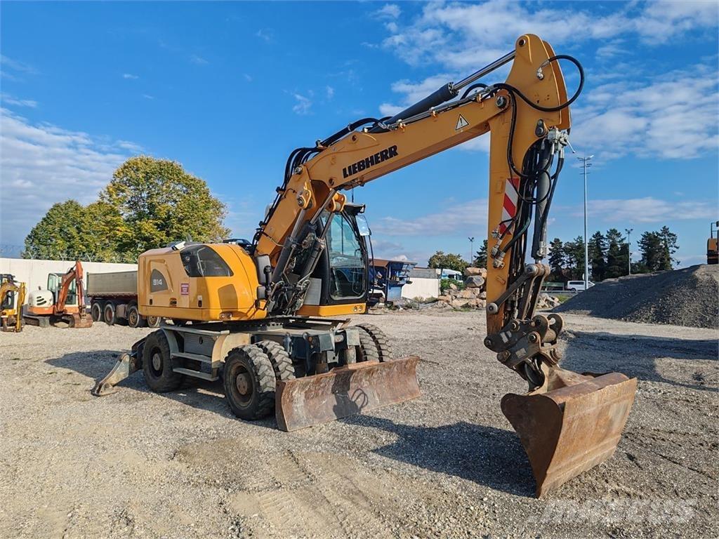 Liebherr A 914 Litronic Bagri na kolesih