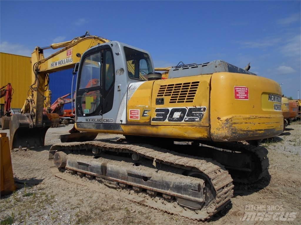 New Holland E 305EL Bagri goseničarji