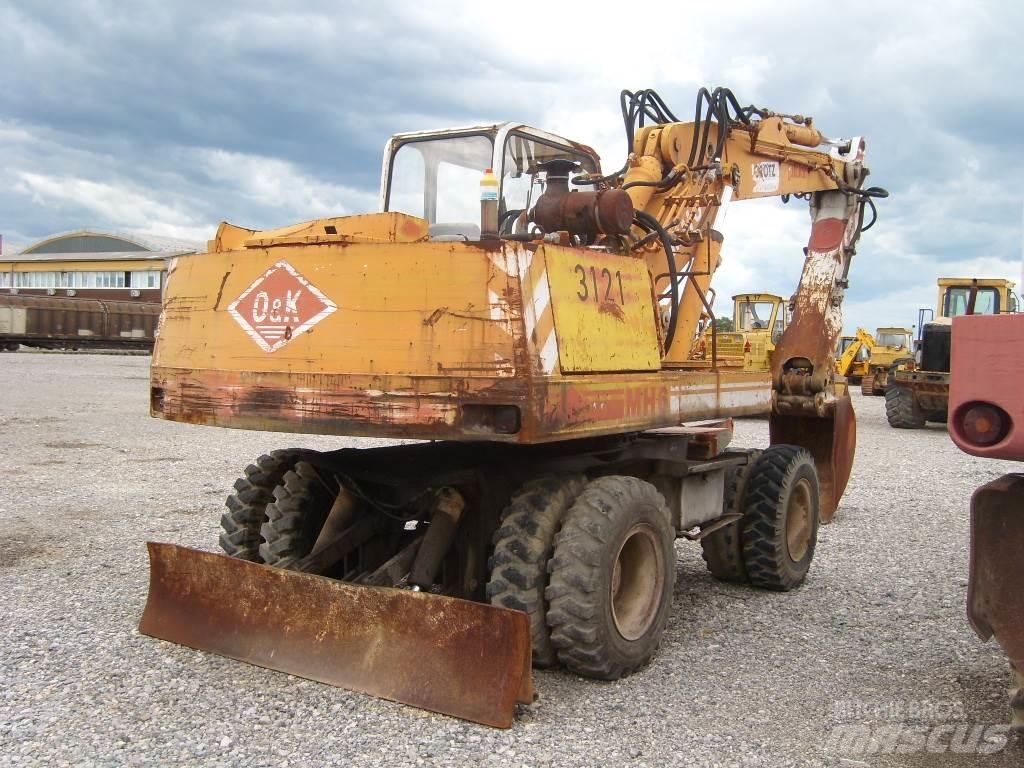 O&K MH6 Bagri na kolesih