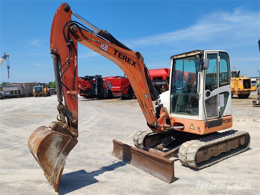 Terex TC50 Mini bagri <7t