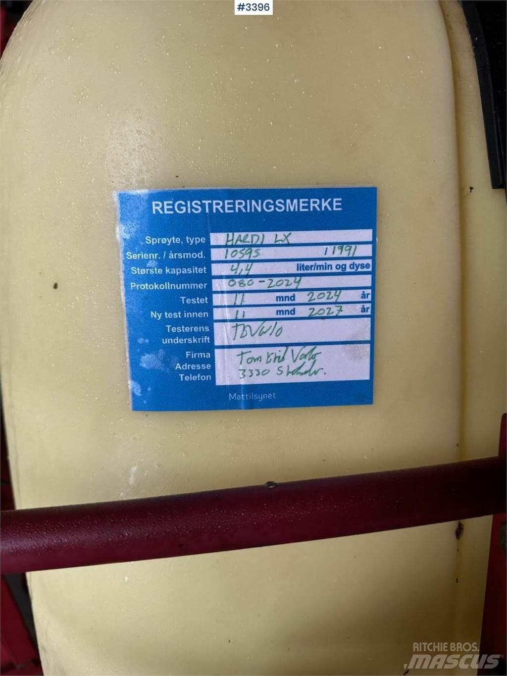 Hardi LX1100 Drugi stroji in oprema za umetna gnojila