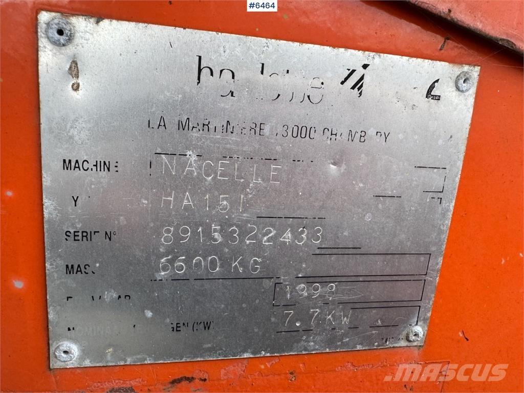 Haulotte HA 15 I Druga dvigala in dvižne ploščadi